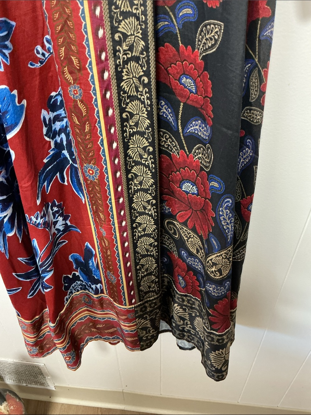 Farm Rio Button down dress w/waist tie - Picture 4 of 5